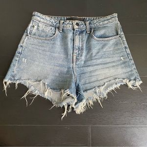 Alexander Wang “Bite” denim shorts, size 29